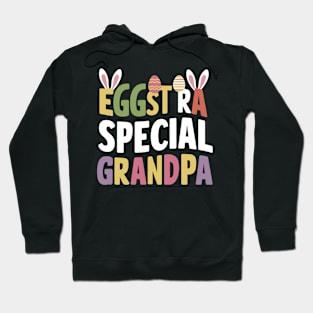 Eggstra Special Grandpa Funny Easter Family Design Hoodie